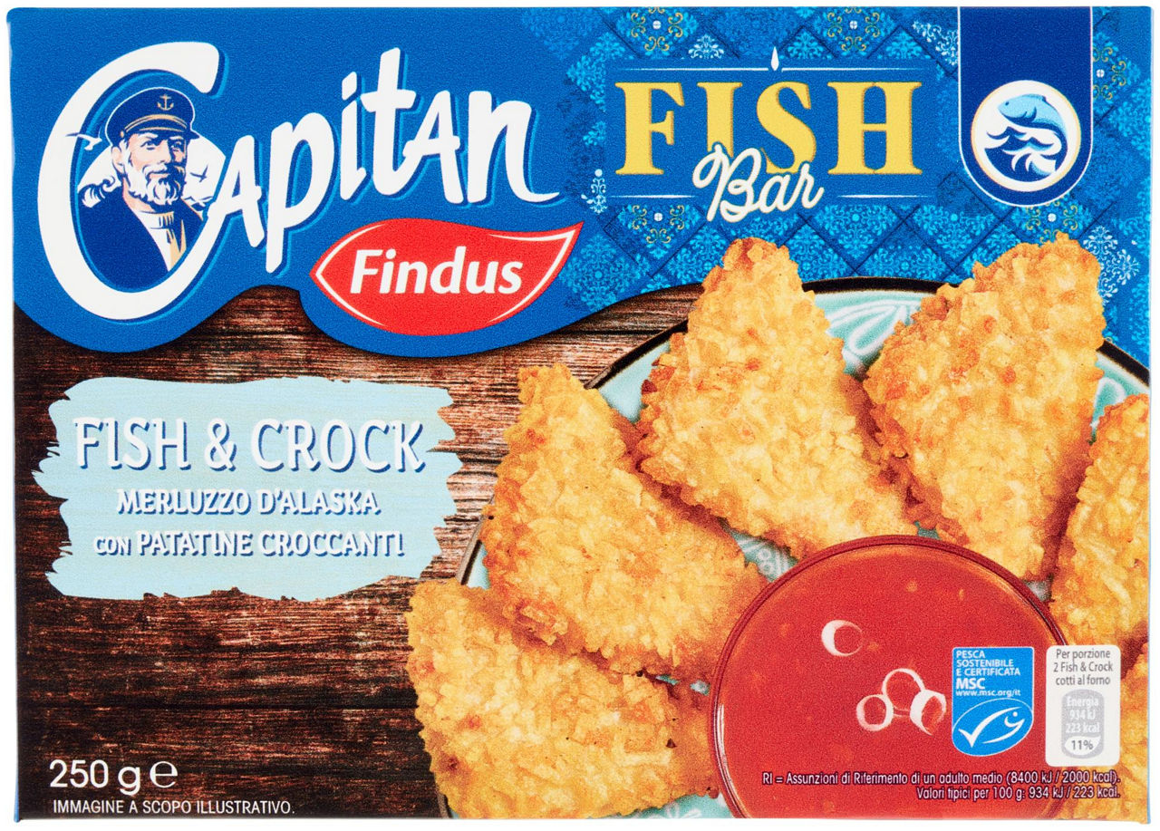 Fish & crock fish bar msc capitan findus scatola gr. 250