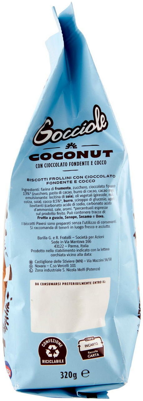 Biscotti Gocciole Coconut 320 gr - Immagine 101