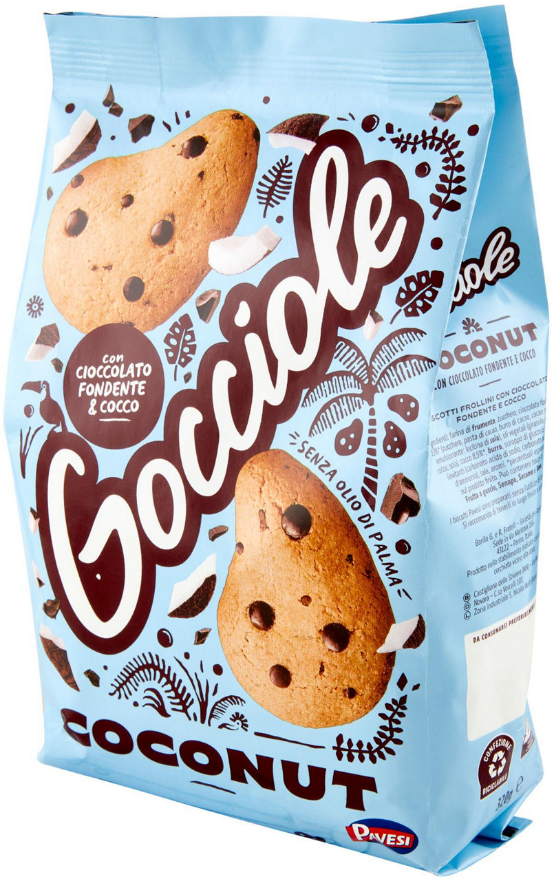 Biscotti Gocciole Coconut 320 gr - Immagine 191