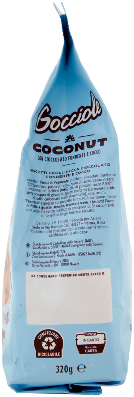 Biscotti Gocciole Coconut 320 gr - Immagine 111