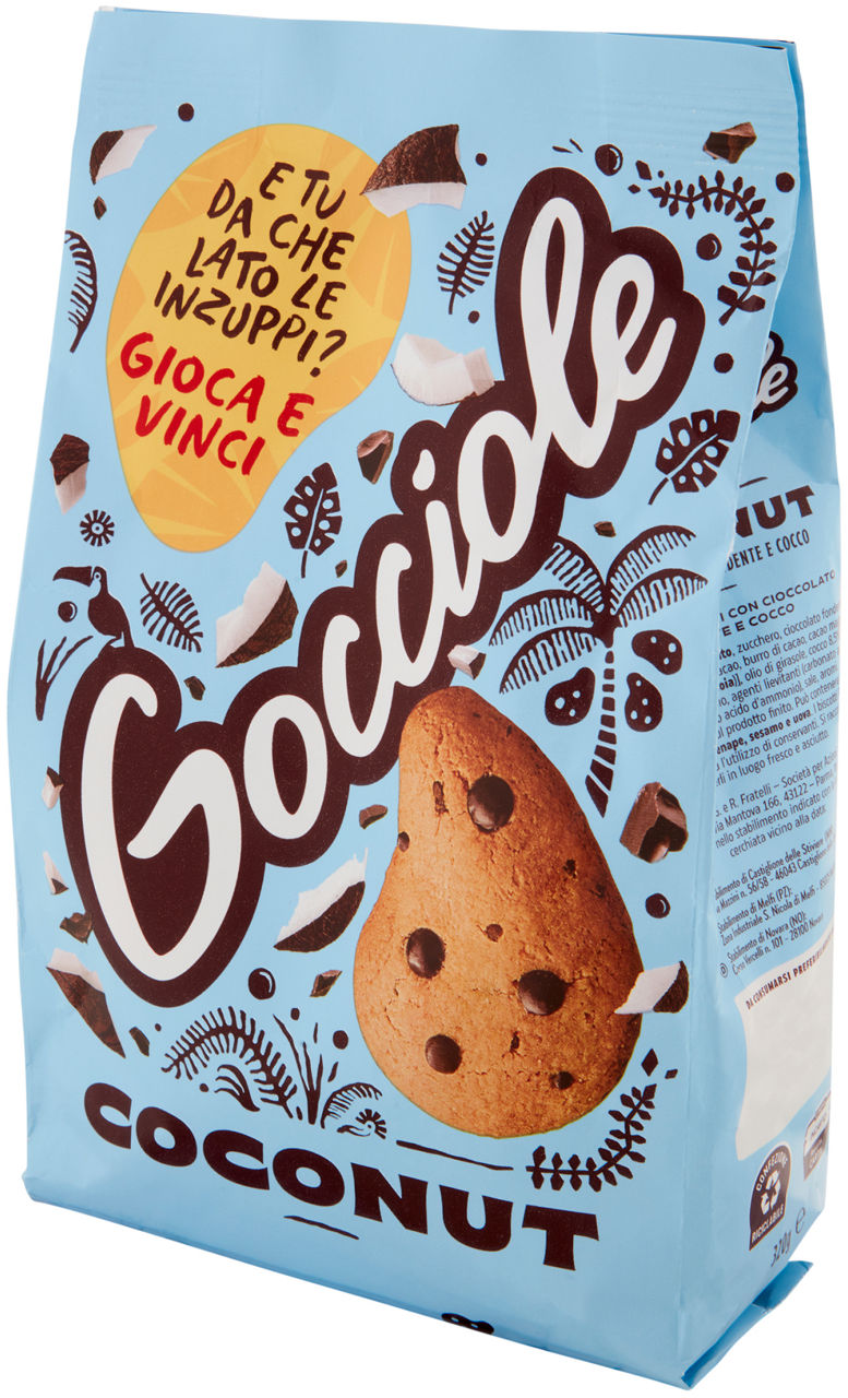 Biscotti Gocciole Coconut 320 gr - Immagine 201