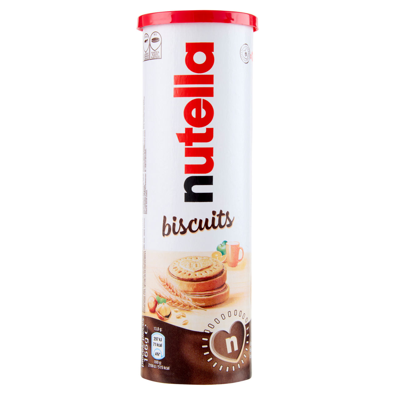 Biscotti nutella biscuits tubo 166 gr