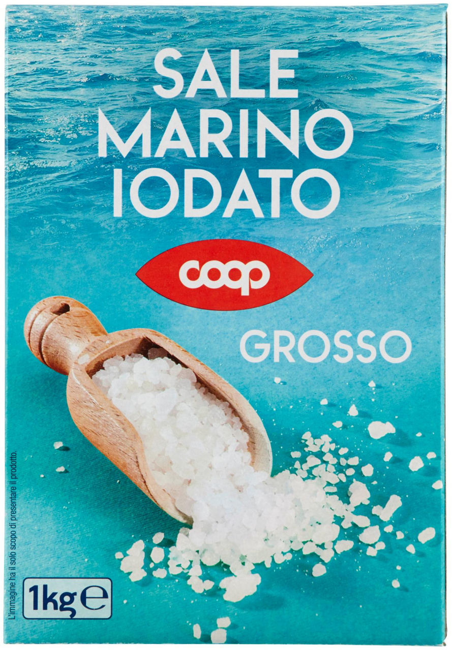 SALE IODATO MARINO GROSSO COOP SCATOLA KG.1 - 1
