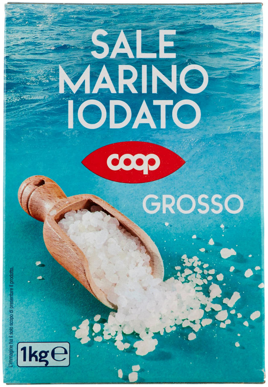 SALE IODATO MARINO GROSSO COOP SCATOLA KG.1 - 5