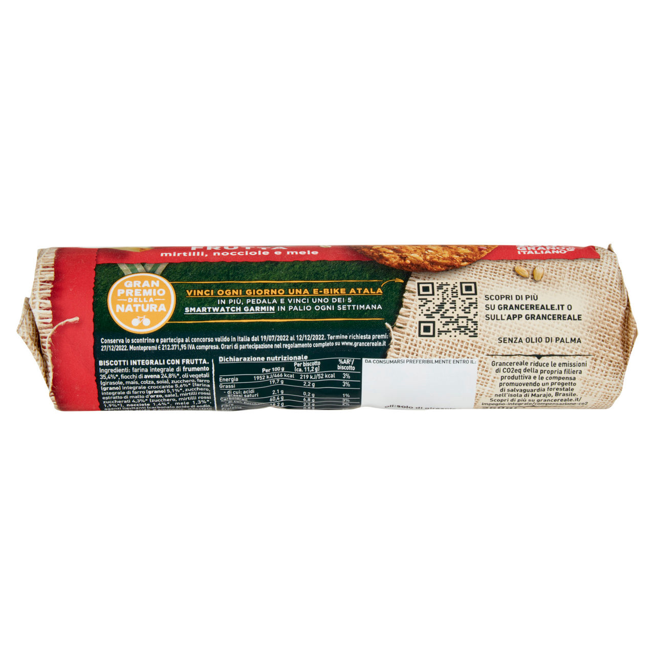 Biscotti Gran Cereale Frutta Tubo da 250g - Immagine 51