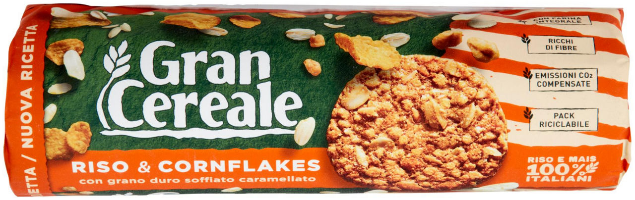 Biscotti riso e corn flakes con grano duro soffiato e caramellato croccante 230 gr - Immagine 41