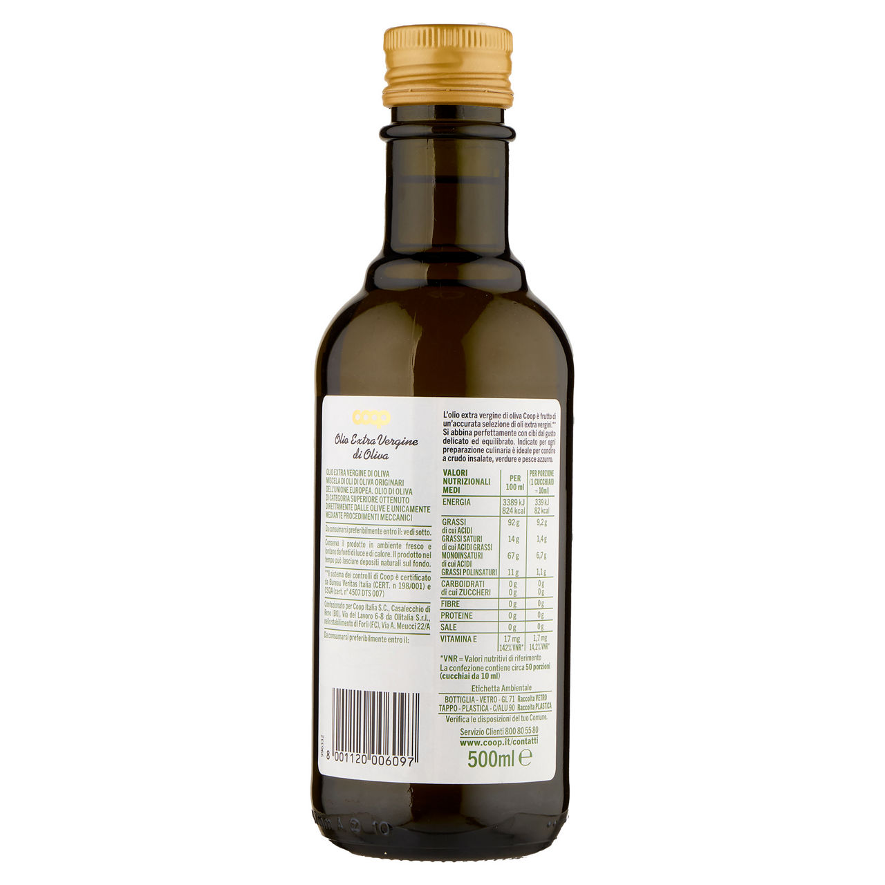 OLIO EXTRAVERGINE DI OLIVA DELICATO COOP BOTTIGLIA ML.500 - Immagine 81