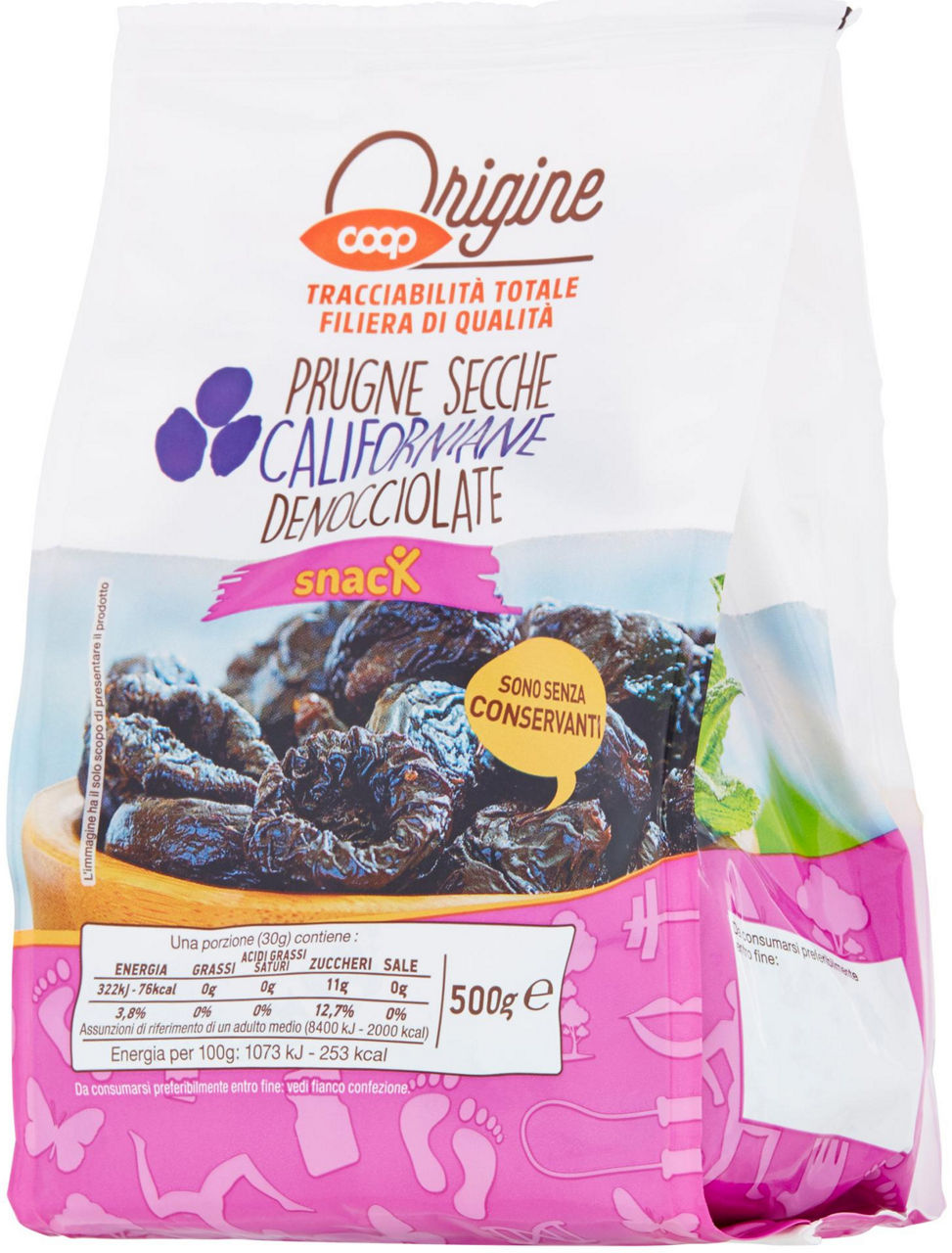 Prugne secche californiane denocciolate 500 gr - Immagine 121