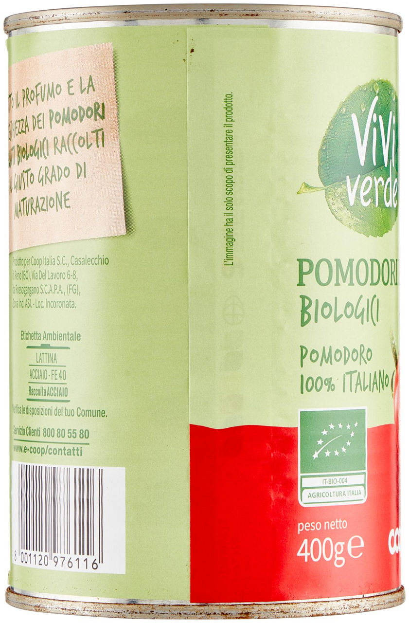 Pomodori Pelati Biologici Vivi Verde 400 g - 3
