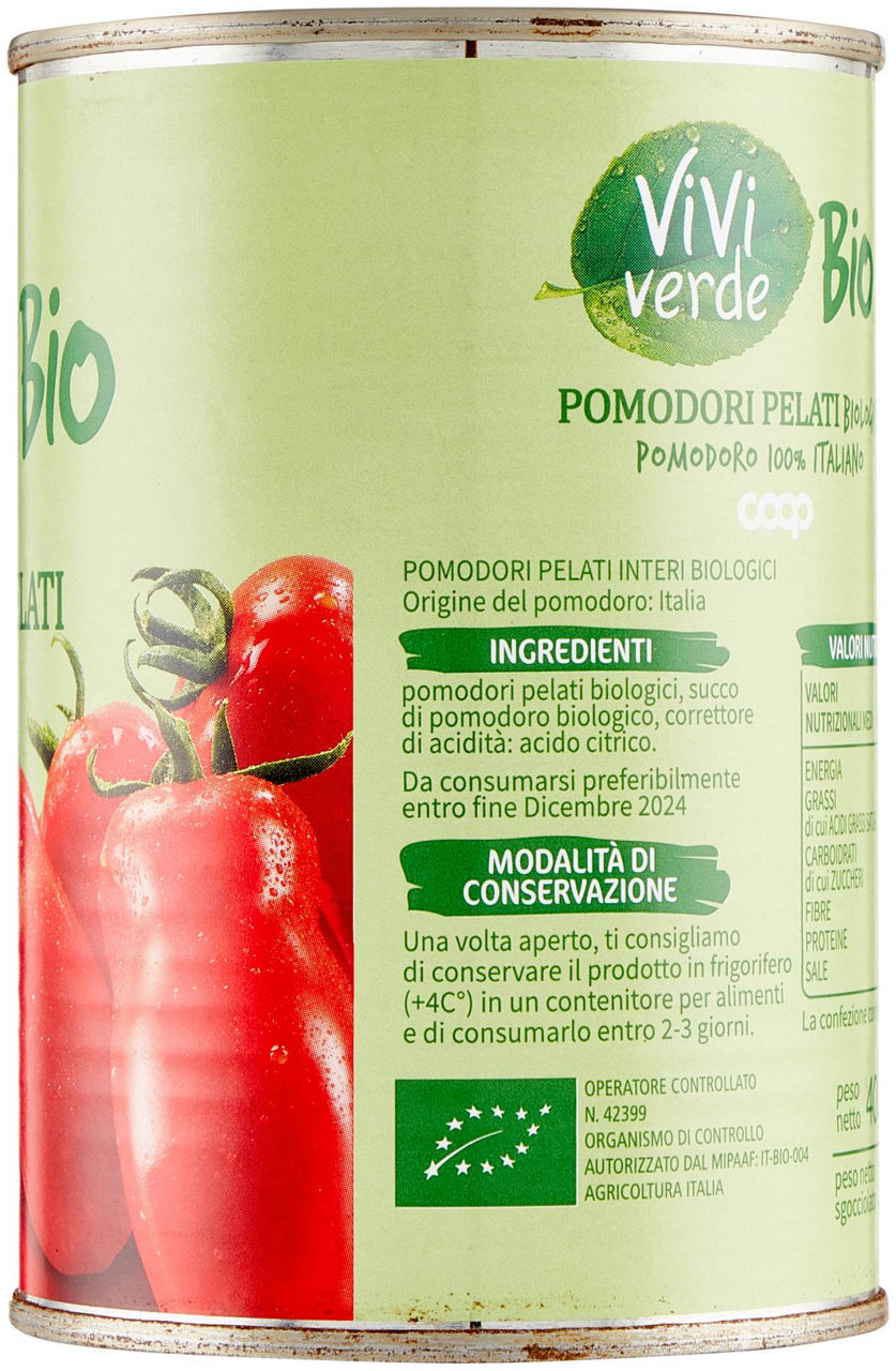 Pomodori Pelati Biologici Vivi Verde 400 g - 9