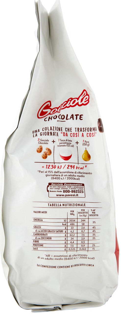 Biscotti Gocciole Chocolate 1 kg - Immagine 31