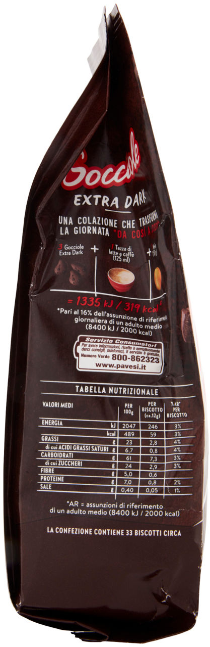 Biscotti Gocciole Extradark 400 g - Immagine 31