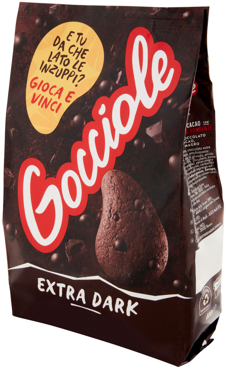 Biscotti Gocciole Extradark 400 gr - Immagine 131