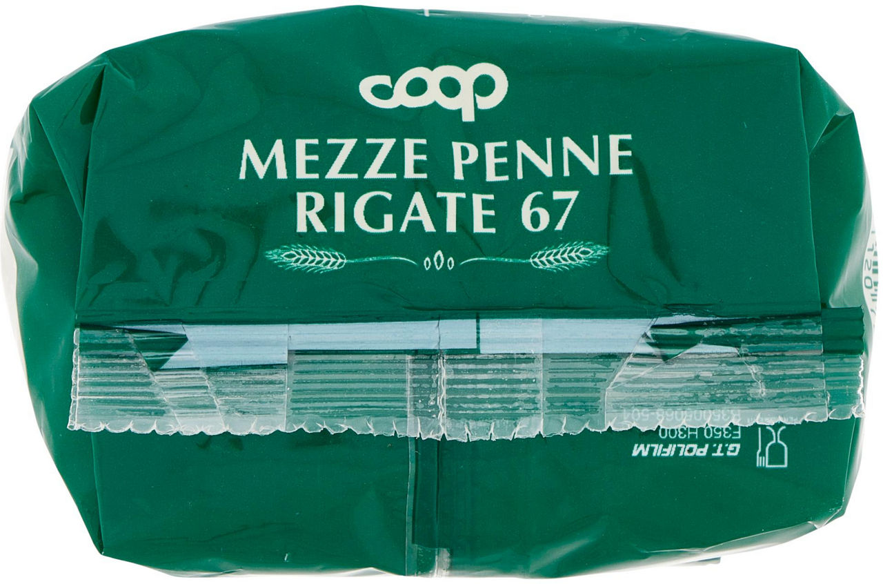 MEZZE PENNE RIGATE PASTA SEMOLA N.67 CON GRANO ITALIANO 500 g - Immagine 101