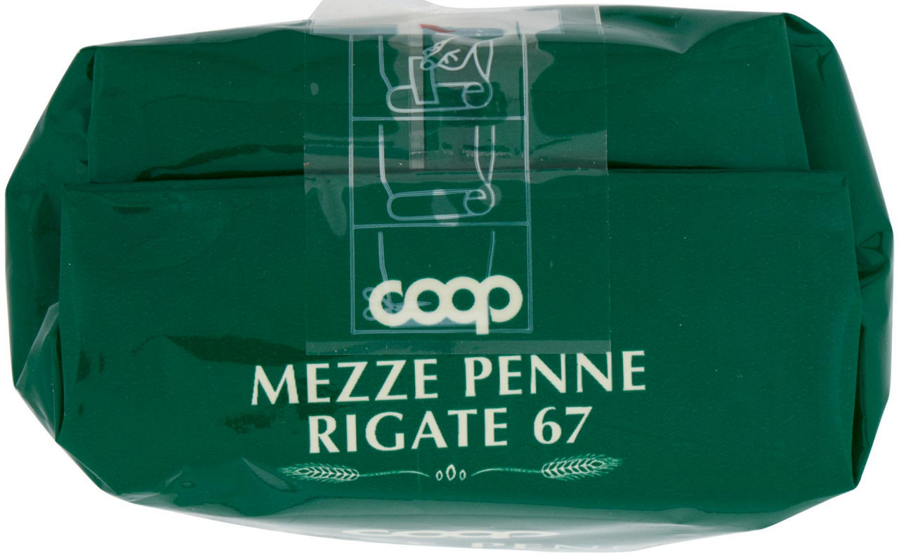 MEZZE PENNE RIGATE PASTA SEMOLA N.67 CON GRANO ITALIANO 500 g - Immagine 91