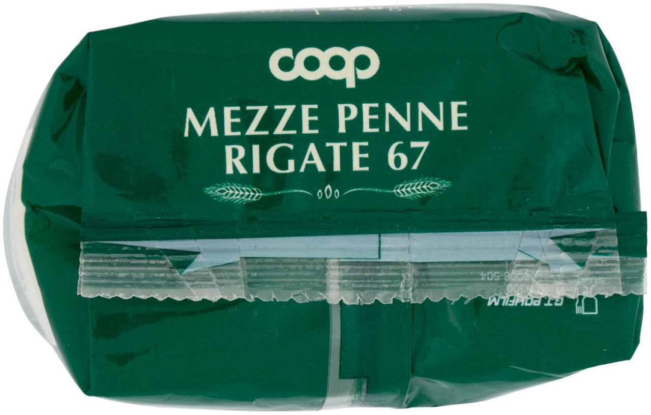 MEZZE PENNE RIGATE PASTA SEMOLA N.67 CON GRANO ITALIANO 500 g - Immagine 111