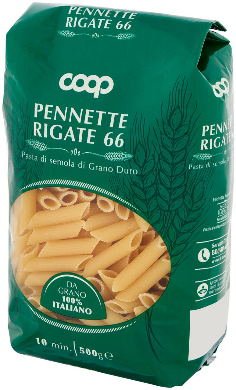 PENNETTE RIGATE PASTA SEMOLA N.66 CON GRANO ITALIANO 500 g - Immagine 121