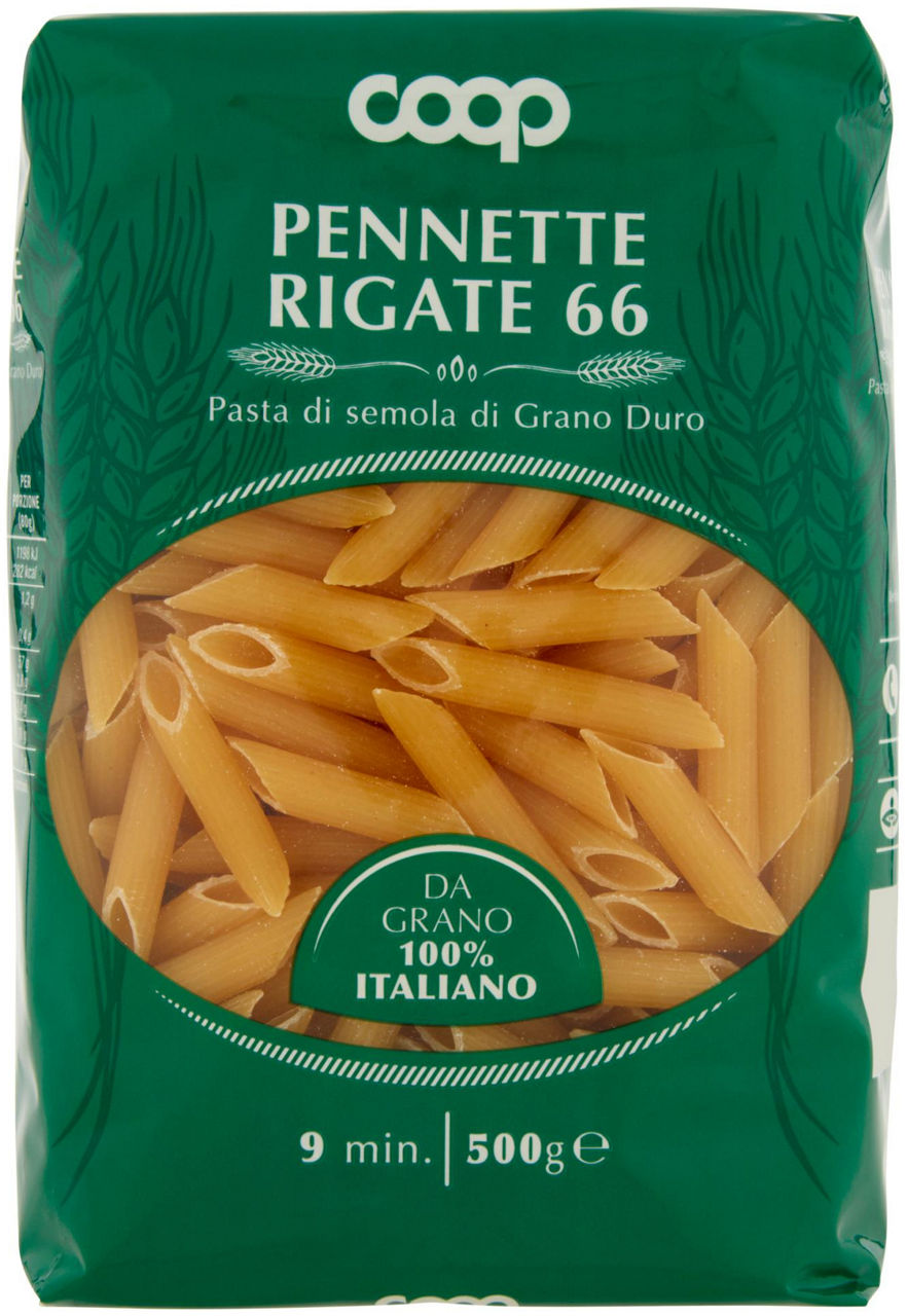 PENNETTE RIGATE PASTA SEMOLA N.66 CON GRANO ITALIANO 500 g - Immagine 11