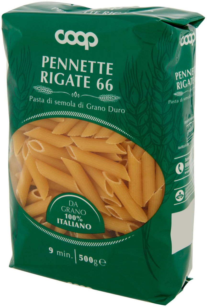 PENNETTE RIGATE PASTA SEMOLA N.66 CON GRANO ITALIANO 500 g - Immagine 131