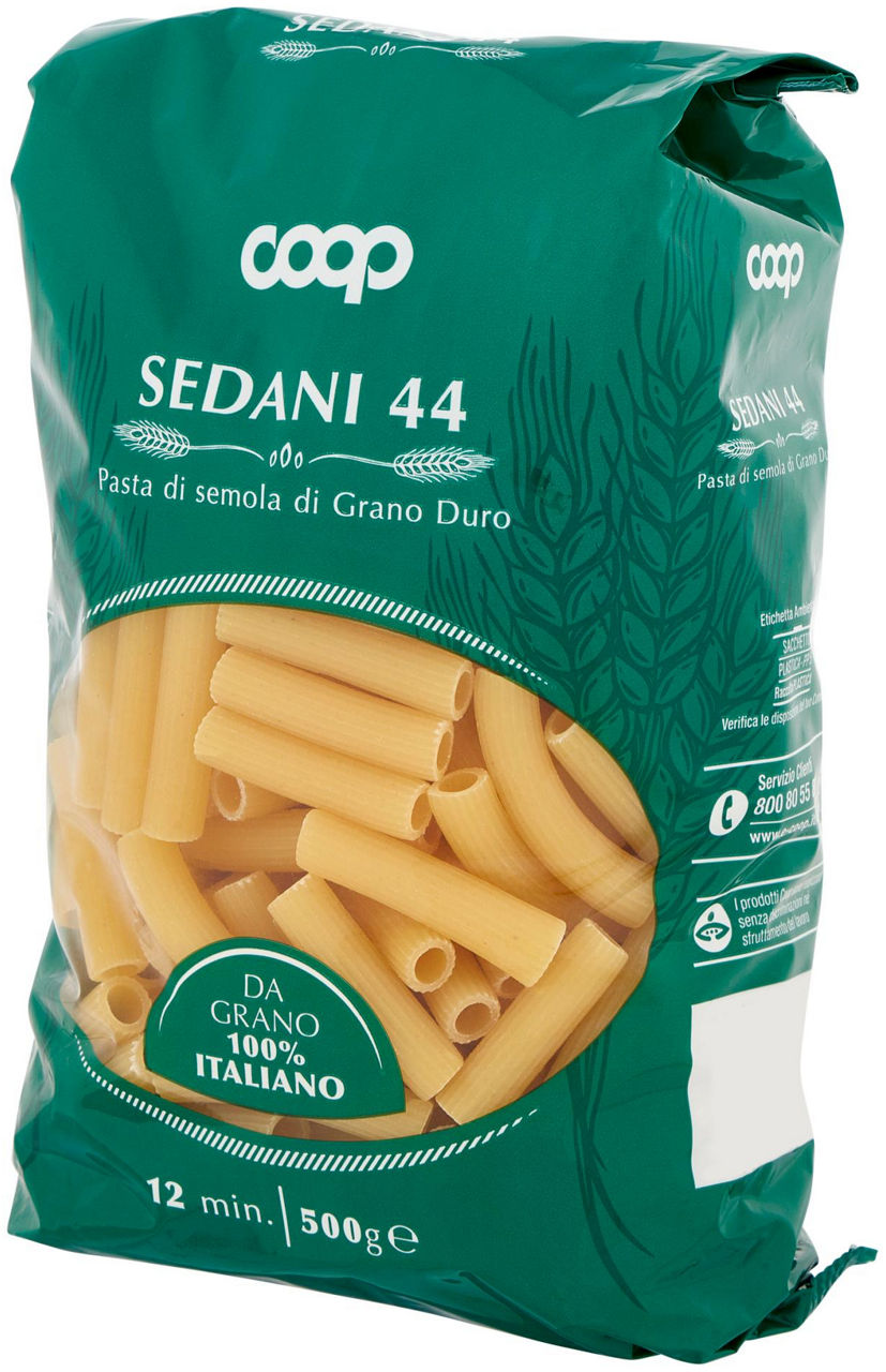 SEDANI PASTA SEMOLA N.44 CON GRANO ITALIANO 500 g - Immagine 121