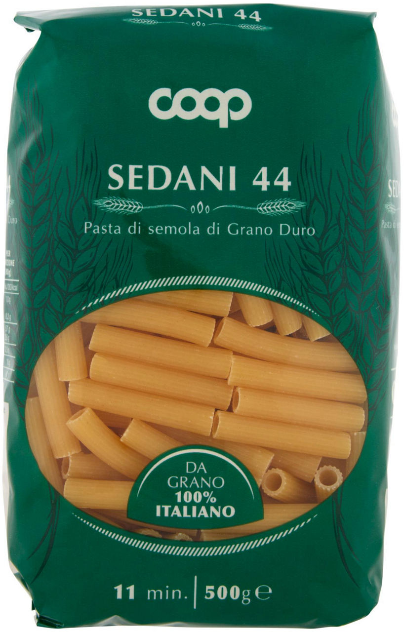 SEDANI PASTA SEMOLA N.44 CON GRANO ITALIANO 500 g - Immagine 11