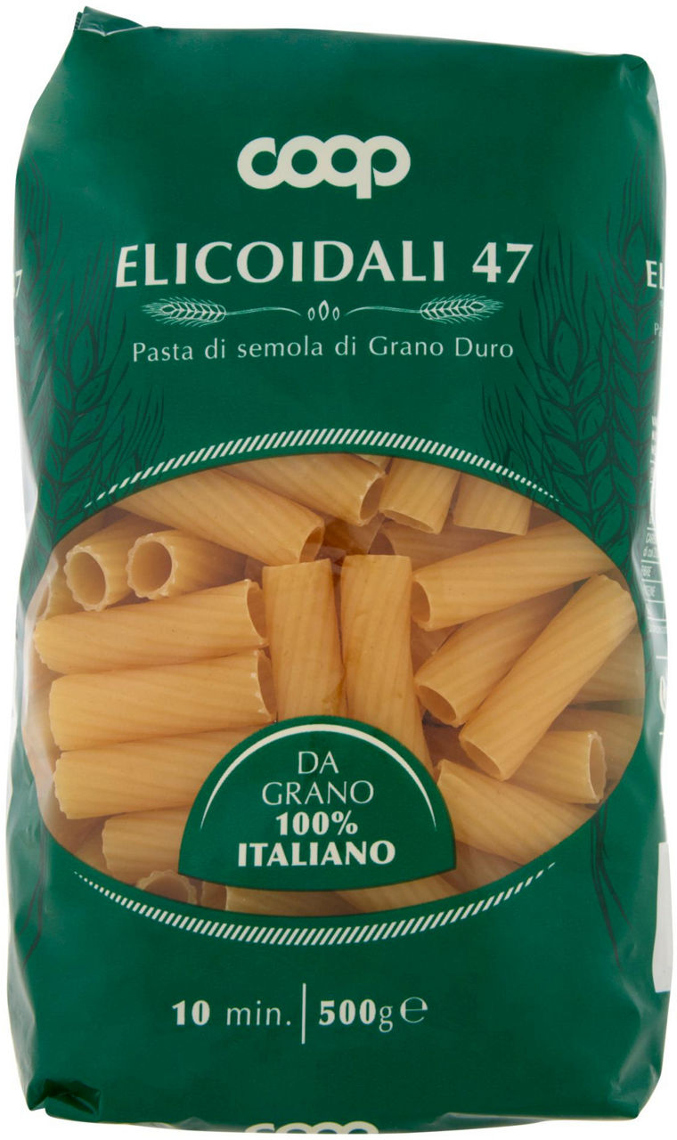 Elicoidali pasta semola nr.47 con grano italiano 500 g