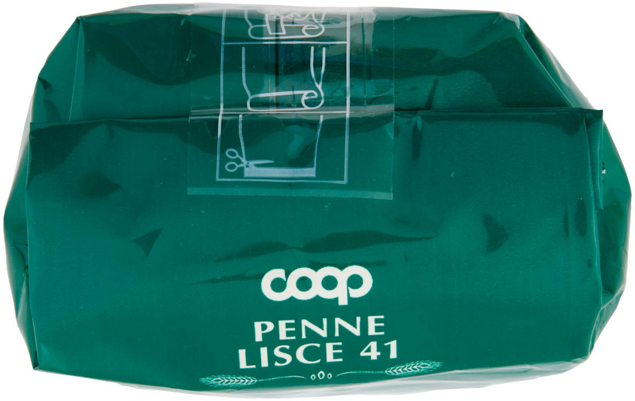 PASTA SEMOLA PENNE LISCE COOP N.41 SACCHETTO G 500 CON GRANO ITALIANO - Immagine 91