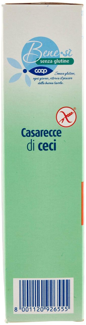 CASERECCE DI CECI SENZA GLUTINE BENESI’ COOP 250G - 3