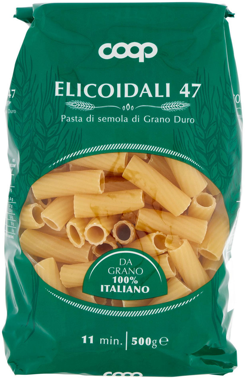 ELICOIDALI PASTA SEMOLA NR.47 CON GRANO ITALIANO 500 g - Immagine 11