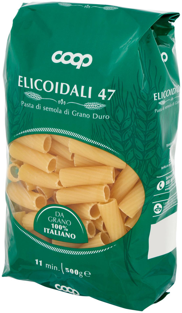 ELICOIDALI PASTA SEMOLA NR.47 CON GRANO ITALIANO 500 g - Immagine 131