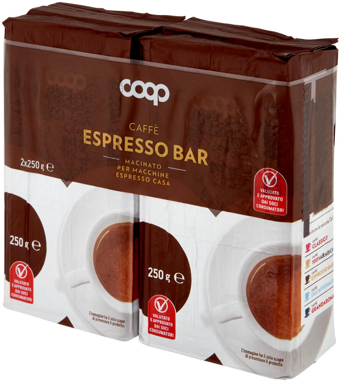 Caffè espresso bar macinato per macchine espresso casa 2 x 250 g - 6