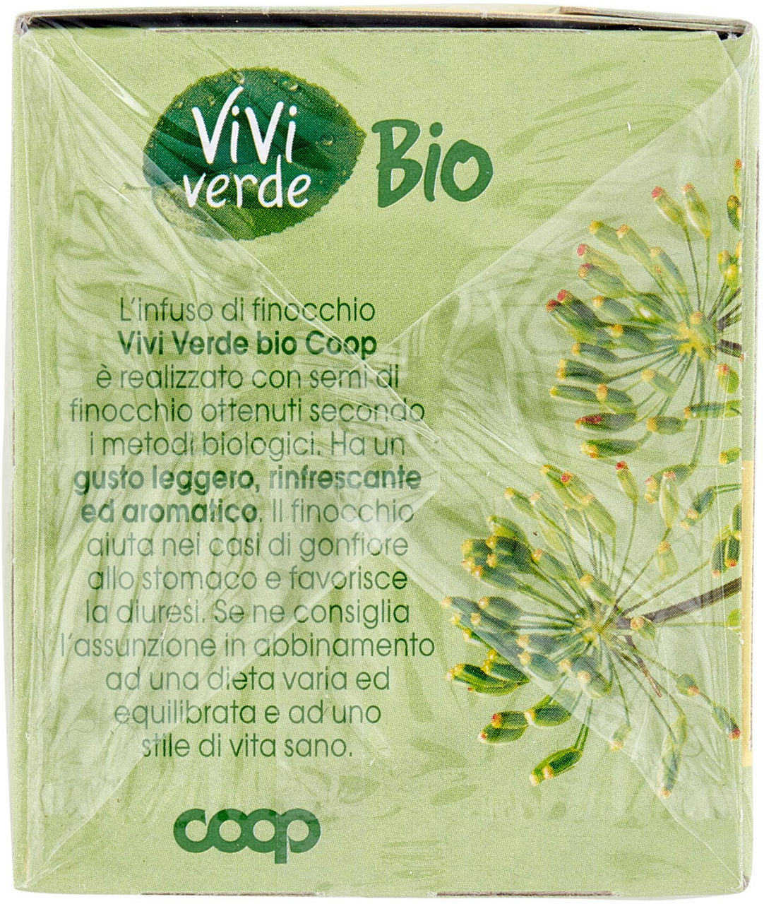 infuso di finocchio Biologico 20 filtri Vivi Verde 40 g - 1