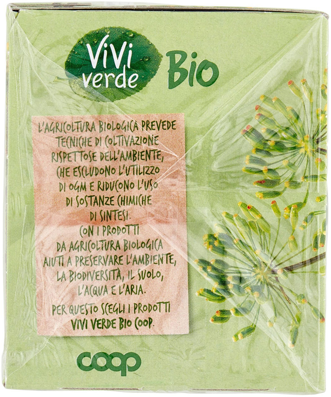 infuso di finocchio Biologico 20 filtri Vivi Verde 40 g - 3