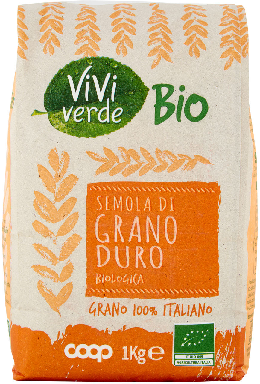 semola di grano duro Biologica Vivi Verde 1 kg - 0