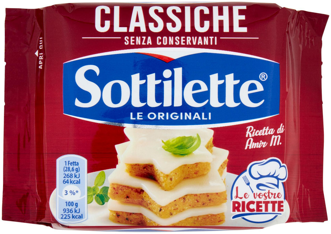 Sottilette Classiche formaggio fuso a fette - 200g - 0