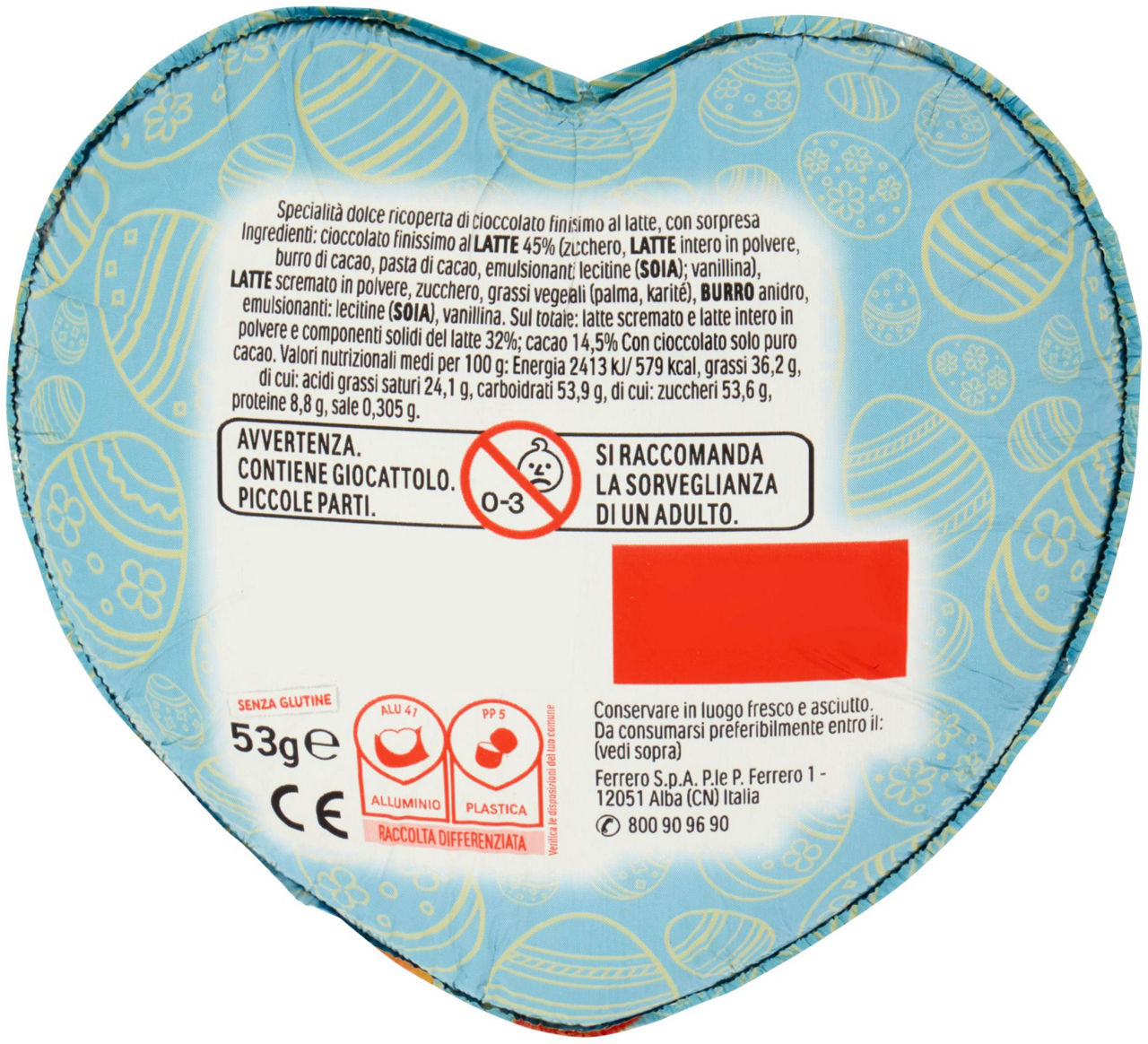 Cuore kinder con sorpresa 53 gr - Immagine 41