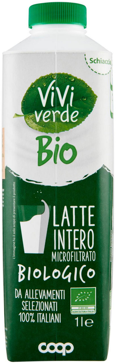 latte microfiltrato Biologico Intero Vivi Verde 1 L - 0