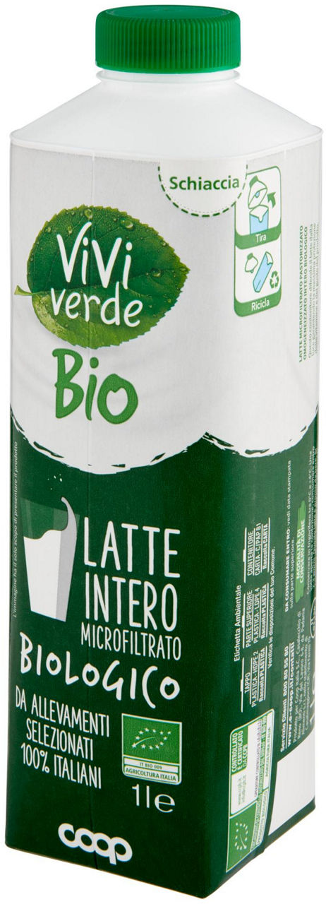 latte microfiltrato Biologico Intero Vivi Verde 1 L - 6