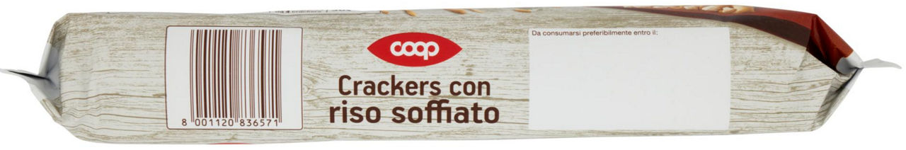 CRACKERS CON RISO SOFFIATO COOP INCARTO GR 300 - 5