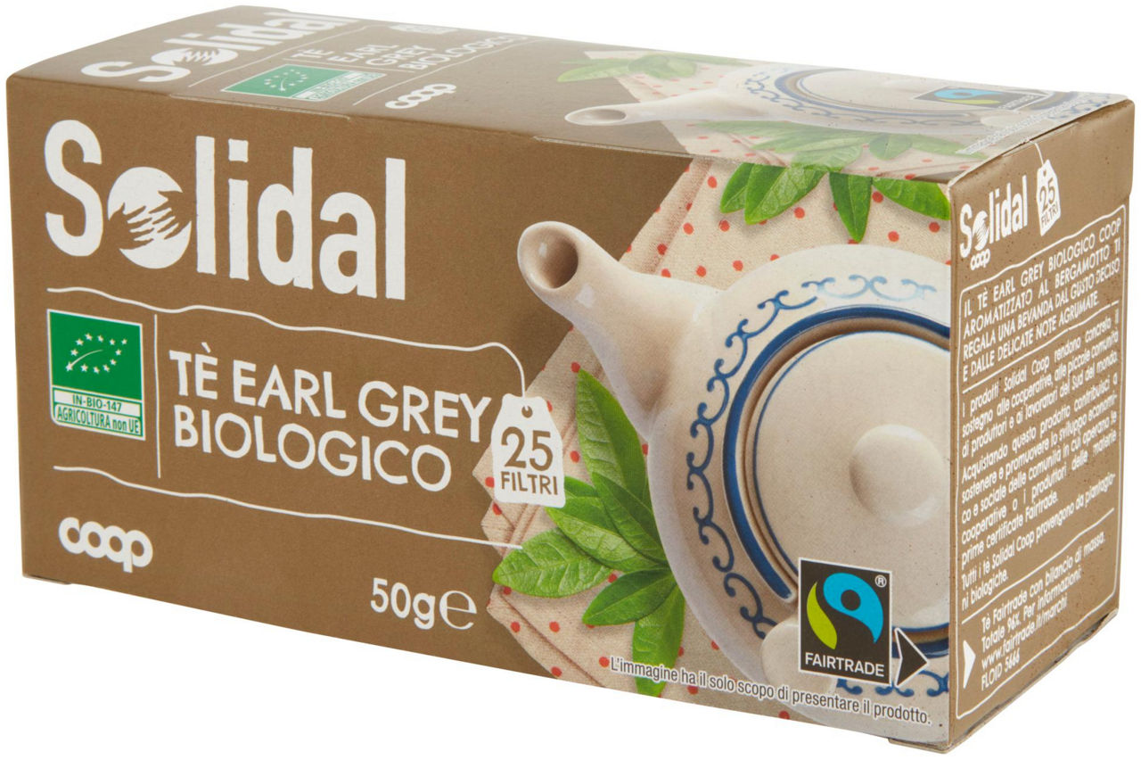 Tè Earl Grey biologico 25 filtri 50 g - 6