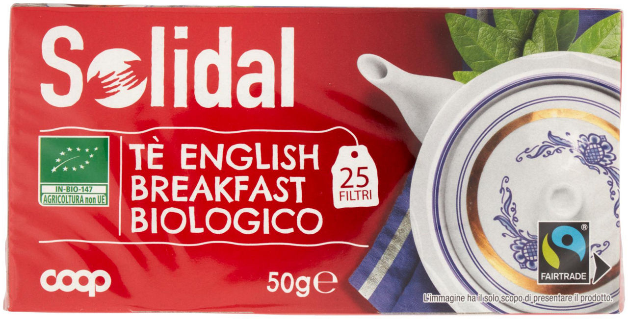 Tè English Breakfast biologico 25 filtri 50 g - 2