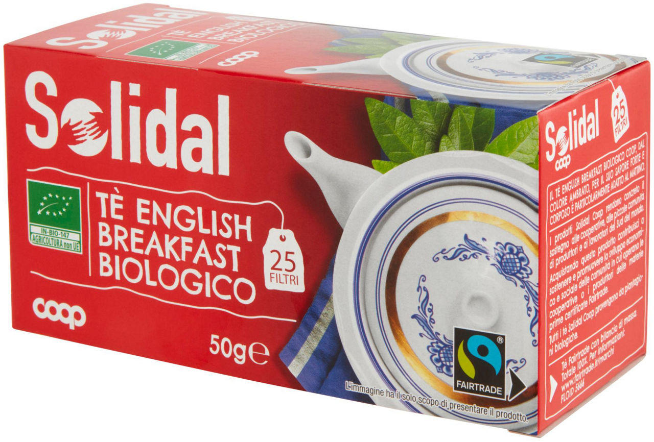 Tè English Breakfast biologico 25 filtri 50 g - 6