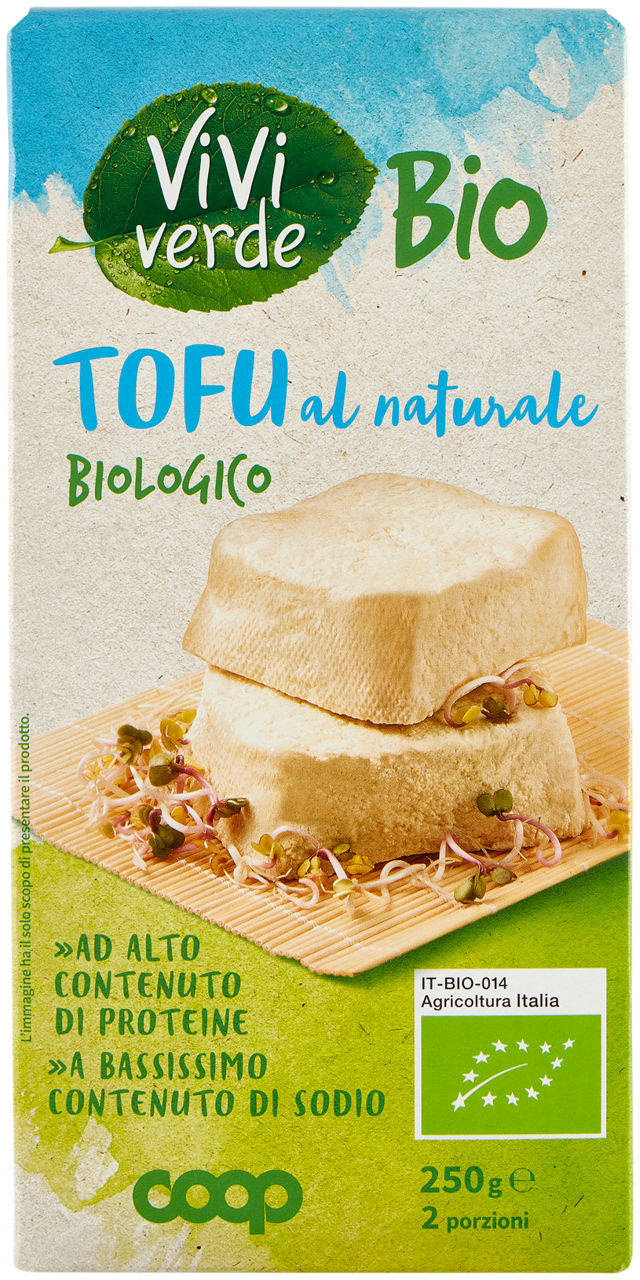 tofu al naturale Biologico Vivi Verde 2 x 125 g - 1