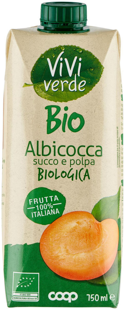 Succo albicocca biologica vivi verde 750 ml