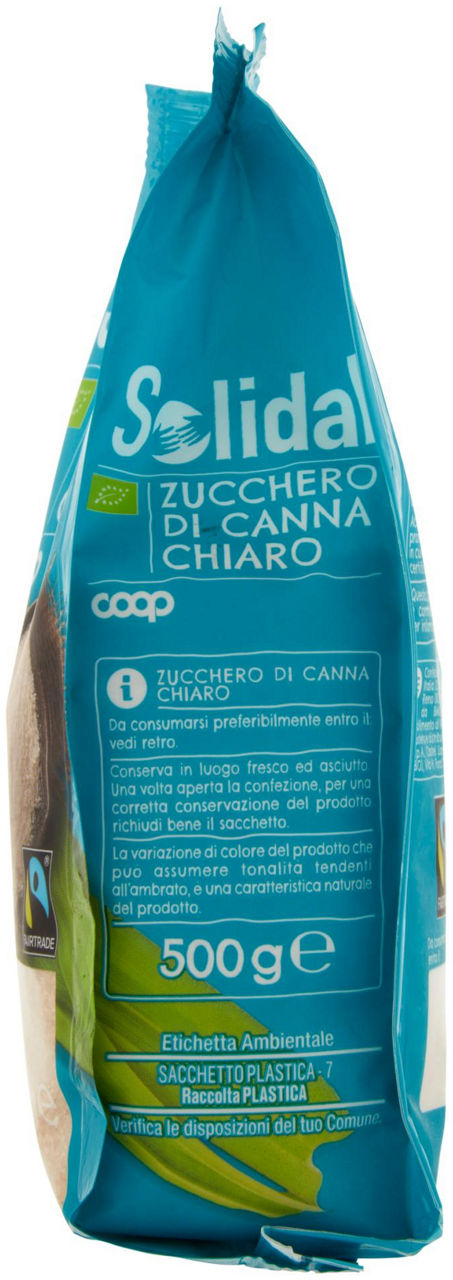ZUCCHERO DI CANNA CHIARO 500G - 3