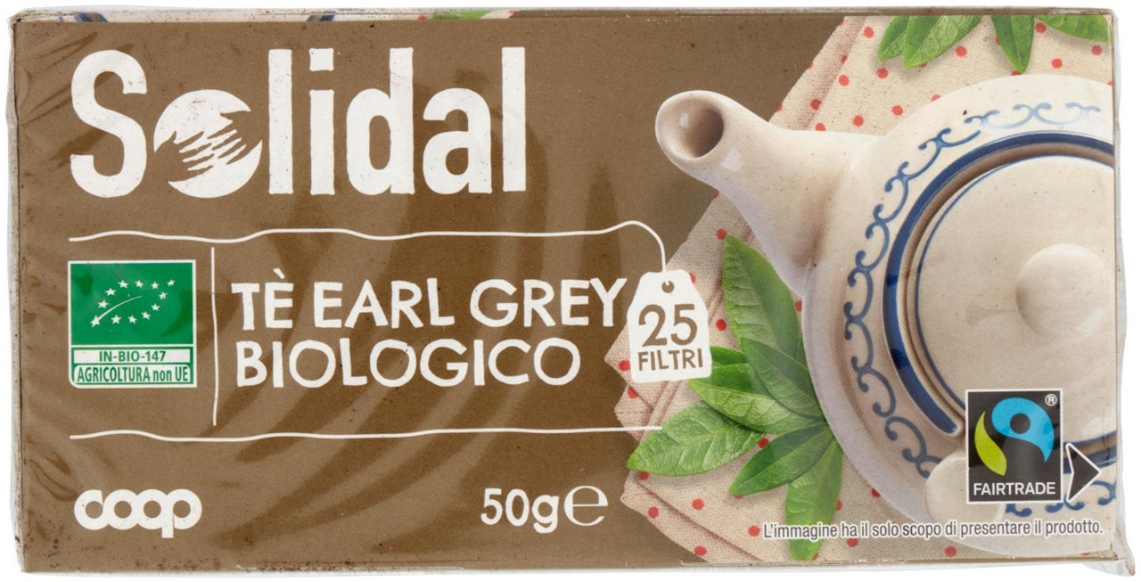 Tè Earl Grey biologico 25 filtri 50 g - 2