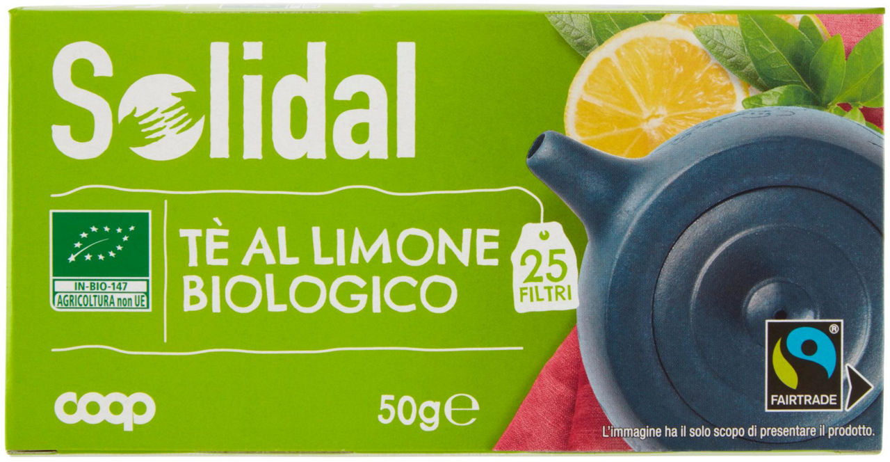 Tè al limone biologico 25 filtri 50 g