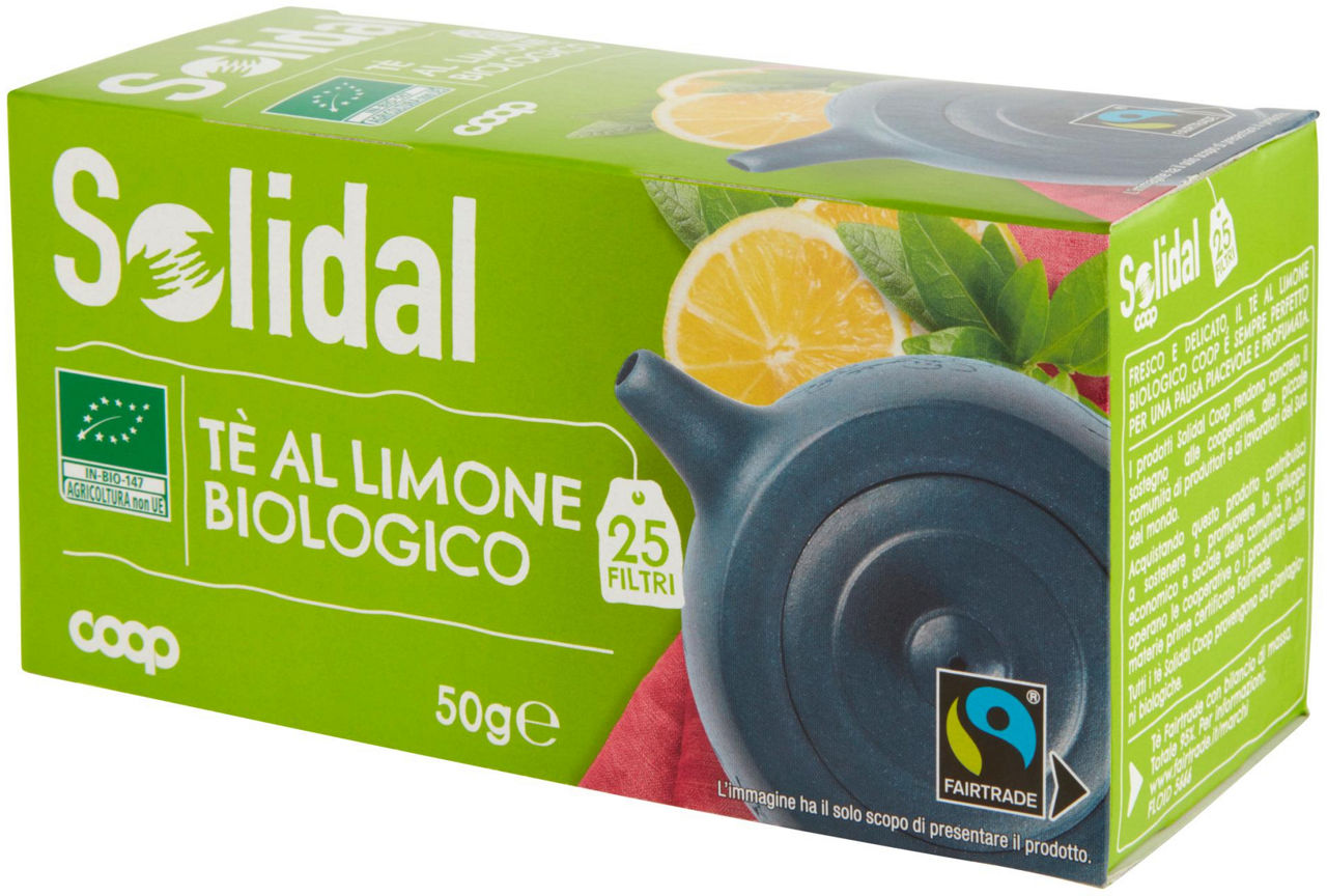 Tè al Limone biologico 25 filtri 50 g - 6