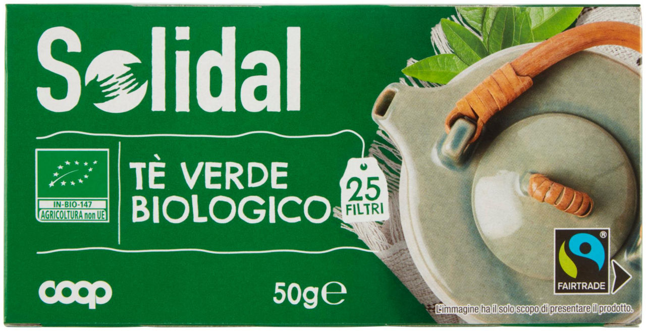 Tè verde biologico 25 filtri 50 g