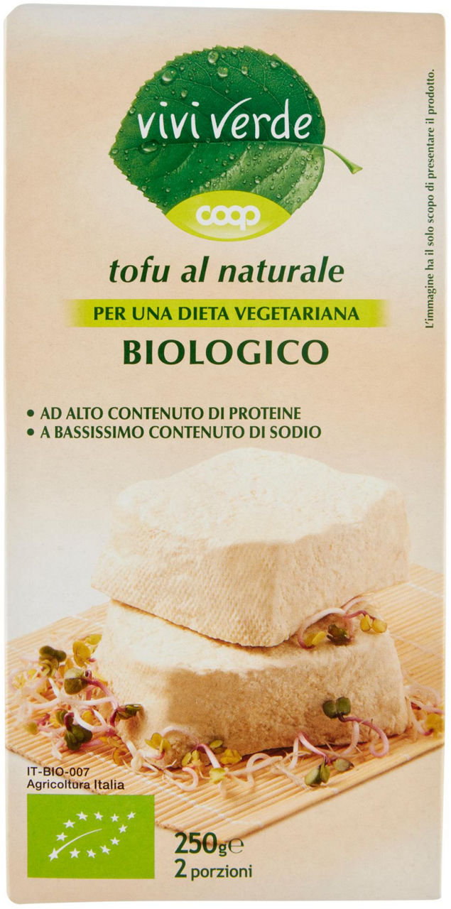 tofu al naturale Biologico Vivi Verde 2 x 125 g - 0